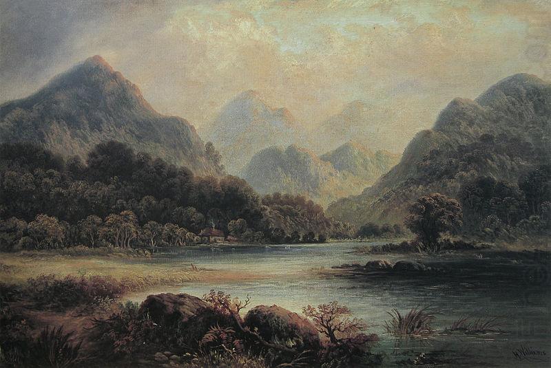 Hugh William Williams Glencoe china oil painting image
